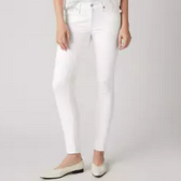 Levi's women's white skinny jeans, sz W30 L30 - Picture 1 of 13